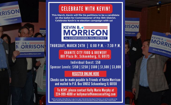 Celebrate with Kevin on March 24th!