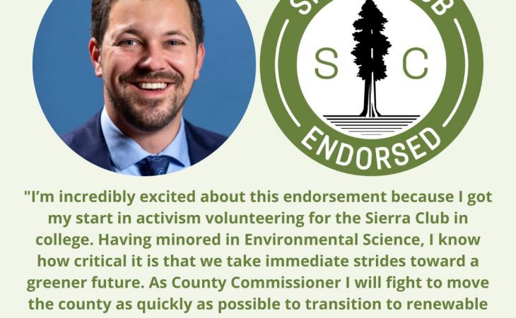 Endorsement Alert: Sierra Club Endorses Kevin Morrison!