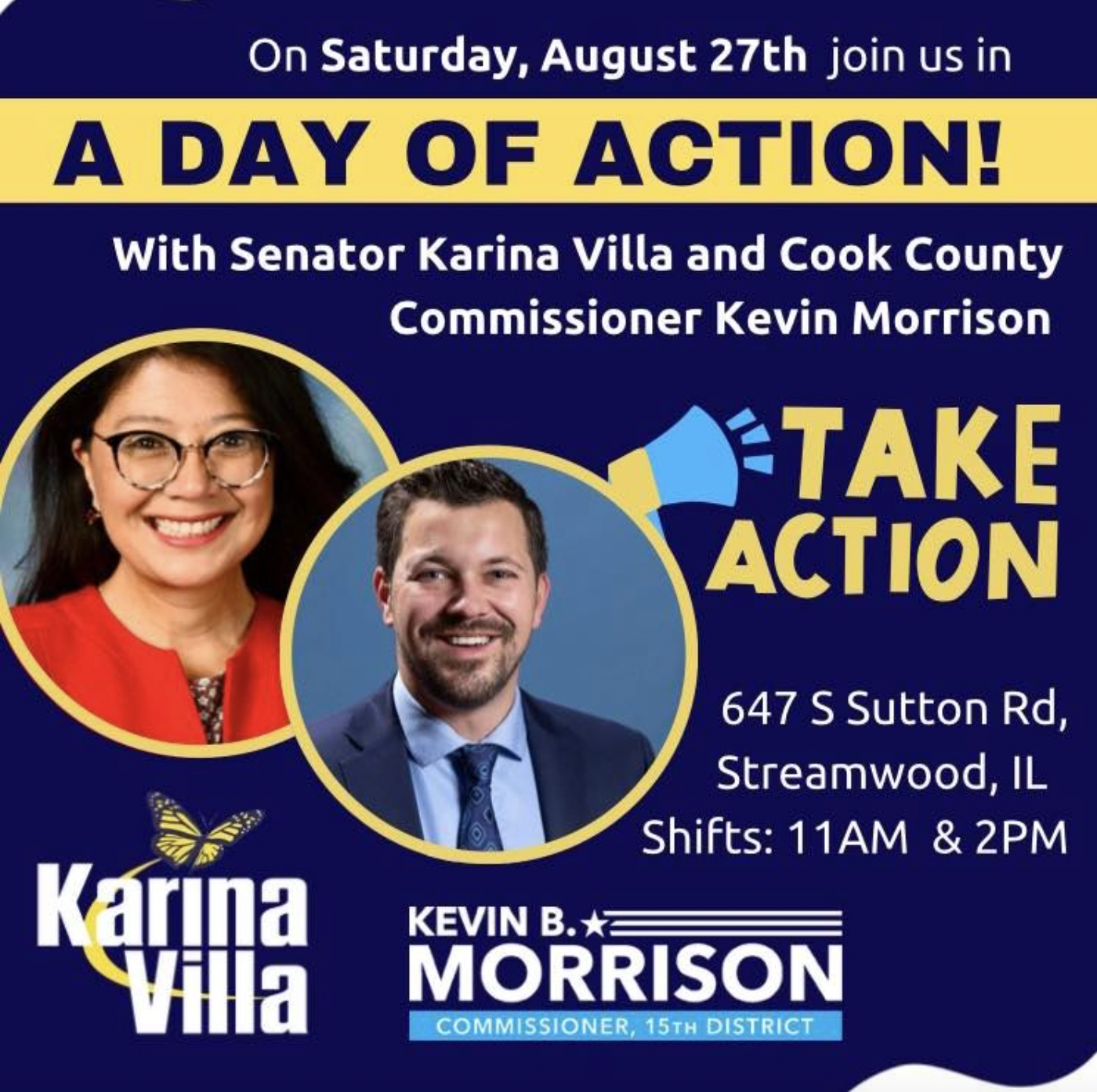 Day of Action Canvass with State Senator Karina Villa