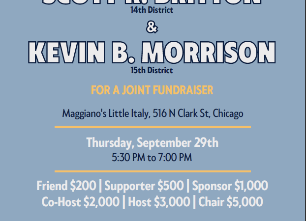 Fundraiser for Cook County Commissioners Scott Britton & Kevin Morrison