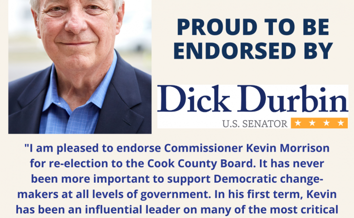 Endorsement Alert: Senator Dick Durbin Endorses Kevin Morrison